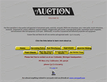 Tablet Screenshot of nortonauctioneers.com